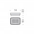 Мыльница Colombo Design Time W4240.000