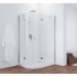 Душевой уголок Vegas Glass AFS-F 120*110 08 01 R профиль глянцевый хром, стекло прозрачное