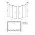 Душевая дверь в нишу Radaway Espera DWJ 140 R