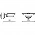 Мыльница Bagno & Associati Canova CA12392 BR