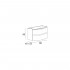 Тумба для комплекта Cezares Vague 69 rovere sbiancato