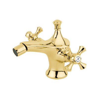 Смеситель Caprigo Monarch 41-030-oro для биде, с донным клапаном
