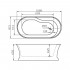 Акриловая ванна BelBagno BB300