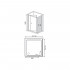 Душевой уголок RGW Classic CL-41 (710-760)x800x1850 профиль хром, стекло шиншилла