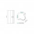 Душевой уголок Wasserkraft Main 41S03 90x90 Matt glass