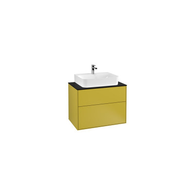 Тумба для комплекта Villeroy & Boch Finion G09200HE 80 см, sun matt, настенная подсветка