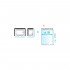 Штора для ванной Ridder Aquamod Space 303170