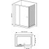 Душевой уголок RGW Classic CL-45 (1360-1410)x1000x1850 стекло шиншилла