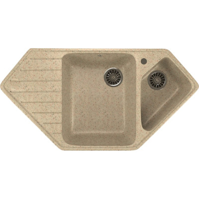 Мойка кухонная Mixline ML-GM25 светло-розовый