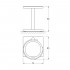 Стакан Ellux Domino DOM 001-C02