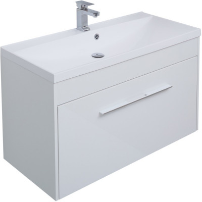 Тумба для комплекта Aquanet Августа 100 белая