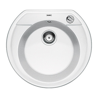 Мойка кухонная Blanco Rondoval 45 белый