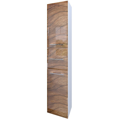 Шкаф-пенал Marka One Visbaden 30П wood, L