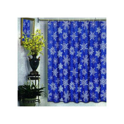 Штора для ванной Carnation Home Fashions Snow Flake
