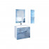 Тумба с раковиной Marka One Liriya 75П blue marble