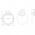 Полотенцедержатель Bemeta Beta 132104062