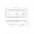 Акриловая ванна Aquanet Extra 170x70