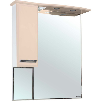 Зеркало-шкаф Bellezza Балтика 90 L бежевый