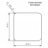 Мойка кухонная Reginox Kansas 40x40 Cuadrat LUX L сталь
