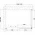Душевой уголок Vegas Glass ZP+ZPV 130*90 07 02 профиль матовый хром, стекло шиншилла