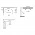 Тумба с раковиной Villeroy & Boch La Belle 135 white brilliant с 1 ящиком