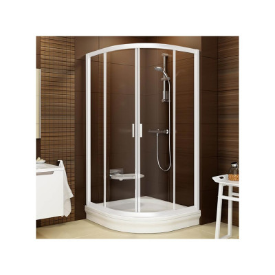 Душевой уголок Ravak BLCP4-90 Transparent, профиль белый