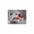 Крышка-сиденье Roca Khroma 801652F3T красная, с микролифтом, петли хром