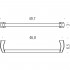 Полотенцедержатель Colombo Design Road B8010.CRQ