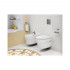 Крышка-сиденье Am.Pm Bliss L C537852WH с микролифтом, петли хром