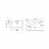 Раковина Duravit Vero 0454800000 80 см