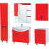 Зеркало-шкаф Bellezza Лагуна 75 L красный