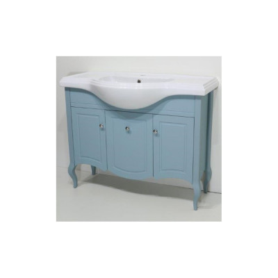 Тумба с раковиной Caprigo Verona-H 105 антарктида, с 3 дверцами