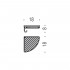 Полка Colombo Design Angolare B9602.000