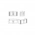 Тумба для комплекта BelBagno Atria 100 bianco lucido
