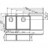 Мойка кухонная Reginox Nevada 30x40 LUX OKG left L сталь