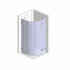 Душевой уголок GuteWetter Lux Meliori GK-001 правый 100x100 см стекло бесцветное, фурнитура хром