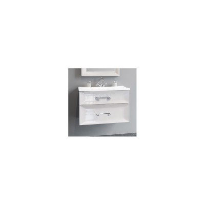 Тумба с раковиной Marka One Delice 75П white