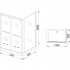 Душевой уголок Royal Bath RB-L2011-1200-8-L