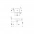 Рукомойник Duravit Starck 3 0305490000 встраиваемый
