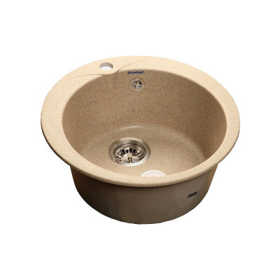 Мойка кухонная GranFest Rondo GF-R480 песочный