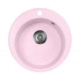 Мойка кухонная AquaGranitEx M-05 светло-розовая