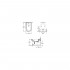 Биде подвесное Villeroy & Boch Hommage 7441 B0R2 star white