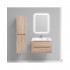Шкаф-пенал BelBagno Etna 40 L rovere bianco