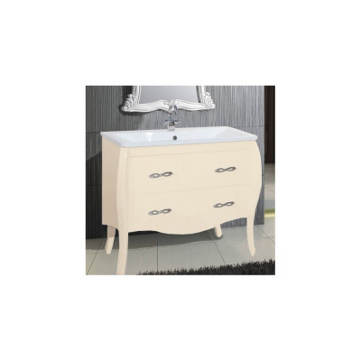 Тумба с раковиной Bellezza Грация 90 бежевая
