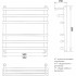 Полотенцесушитель водяной Двин F braid 60/50 1"-3/4"-1/2"