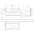 Тумба с раковиной Villeroy & Boch Subway 2.0 100 glossy white