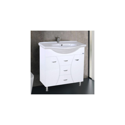 Тумба с раковиной Bellezza Кристи 75 2 ящика