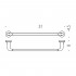 Полотенцедержатель Colombo Design Basic B2709