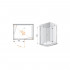 Душевой уголок Cezares Verona AH1 120/90 P Cr R