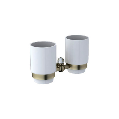 Стакан Art&Max Antic Crystal AM-E-2688SJ-Br двойной
